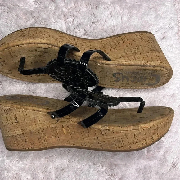 Circus by Sam Edelman Rocky black sandals size 9 - Picture 7 of 8